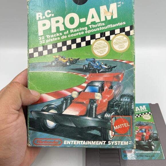 R.C. Pro-Am (Nintendo Entertainment System, NES 1988) With Box RC Pro Am - Picture 6 of 12